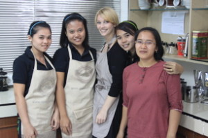 Lab girls Arina, Yuanita, Dani and Ani