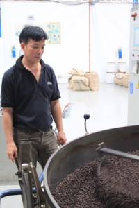 Mr Ian, head roaster